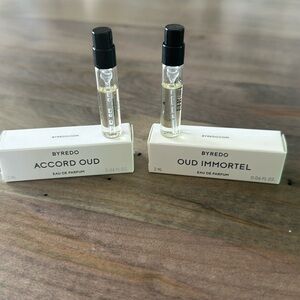 Byredo Accord Oud and Oud Immortel